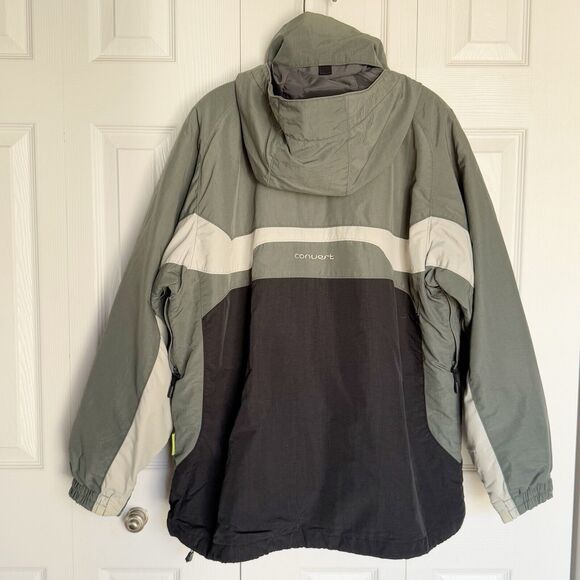 Columbia Convert Jacket Men’s Large Green Black - Picture 2 of 16